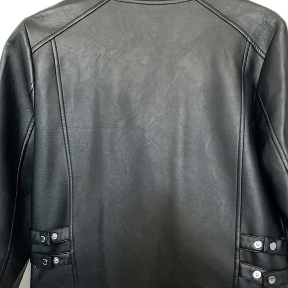 Michael Michael Kors black faux leather jacket - Picture 4 of 5